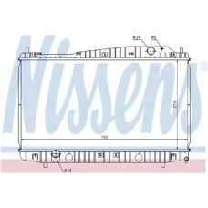 Αλουμινένιος ψυγείο NISSENS 61638 - Σύστημα ψύξης