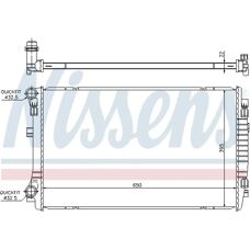 Nissens 5q0121251em Aluminium Kühler - Motor Kühlung