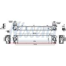 Intercooler NISSENS 961541 - Aria-Aria, Volvo XC40