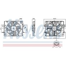 NISSENS 850063 Radiatorin tuuletin - Radiator Fan