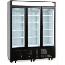 Tefcold Hvid 3-dørs Udstillingskøler - LED Øverst - 1315L