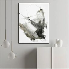 Malerifabrikken Grafiske former 1 - Beige - Plakat - 50X70