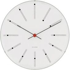 Arne Jacobsen Bankers Vægur - 21cm Hvid