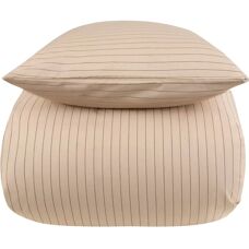 Nordstrand Home Dobbel Sengetøy - SandStripet - 200x200cm