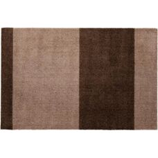 TICA Copenhagen - Stripes - Sandbrun - 60x90 cm - teppe