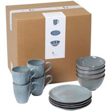 Broste Copenhagen Nordic Sea Håndlaget Frokostsett for 4