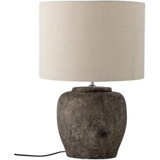 Bloomingville Isabelle Bordlampe - Rustik keramik - Grå - Hjem & Indretning