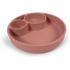 Filibabba Baby Kleinkind Rose Silikon Geteilter Teller
