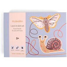 Filibabba Waldfreunde Stickset - Nadelfrei, 8 Schablonen