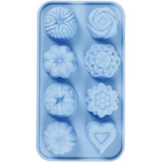 Creativ Company 37133 Stampo in Silicone Azzurro Chiaro - Piccole Torte & Hobby