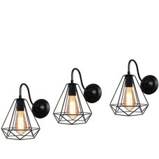 AXHUP Wandlampe, Vintage Diamantkäfig E27 für Wohnzimmer