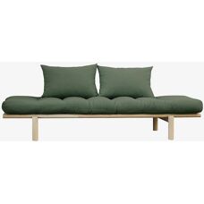 Karup Design Pace Daybed - Solidt furu, Grønn, 75x200cm