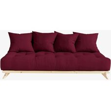 KARUP DESIGN Senza Daybed - 90x200cm, rød, trestruktur