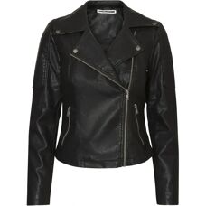 Noisy May Keinonahkajakku Musta