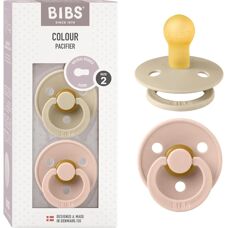 BIBS Size 2 Natural Rubber Pacifier - 6-18 months