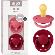 BIBS De Lux Πιπίλα από Φυσικό Καουτσούκ Coral - Πιπίλα