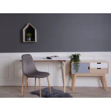House Nordic Modell 3981003 Graues Schaffell - Sitzkissen