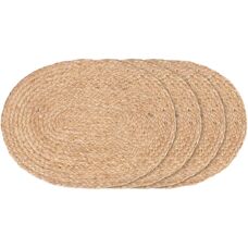 House Nordic Modell Bombay - Jute Oval Placemat Set aus 4
