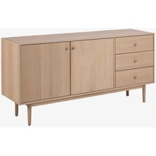 ACTONA GROUP Aston Skænk - 160x75x40cm, hvid, finer