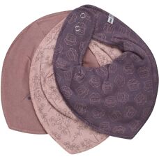 Pippi Baby Burlwood Bio-Baumwoll Lätzchen - 3er-Pack