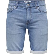Only & Sons Ply Life Jog Denim Shorts (22018584) blu denim