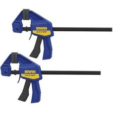 IRWIN Compact Clamps - 12in Lightweight Non-Marking - Clamp Set