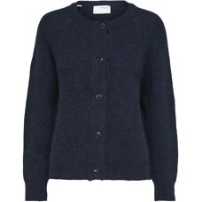 Cardigan corto in maglia Slflulu LS selezionato Noos (16074481) - B Noos (16074481) zaffiro scuro