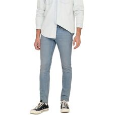 Jeans slim ONLY & SONS Denim bleu clair - Jeans - Publicité