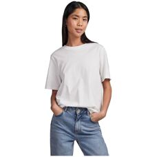 pieces - Ria kortærmet T-shirt med rund hals - Hvid - Kvinde
