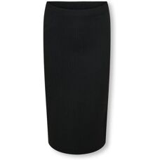 Hame kogNella Lang Side Slit Nederdel - Sort - Nederdel