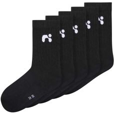 Name It Nknlaris Strømper - 31/33 - Sort - Pakke med 5