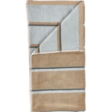 Zone Denmark - Sauna - Camel/Ice Blue/Olive Green - Toalla