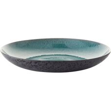 Bitz 821188 Plat de service en grès - Noir, Vert, 40cm - Publicité