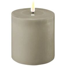 Deluxe HomeArt Sand LED-lys 24cm - Realistisk flammeffekt