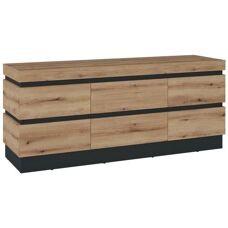 Wojcik Lowboard - Coast Evoke Eiche - 161cm TV-Schrank