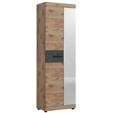 WOJCIK RXYGS1 Dunkelbrauner Kleiderschrank - Wardrobe
