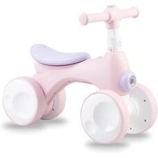Bicicletta per bambini MoMi Pink con bolle, luci e clacson