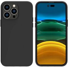 TFO iPhone 15 PRO MAX - Weiche Silikon TPU Hülle - Schwarz