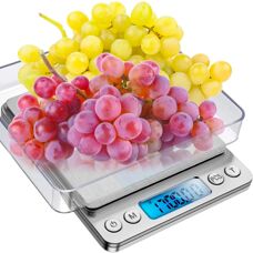Ruhhy 24210 Keittiövaaka - 0,1g-2kg Tarkka Digitaalinen