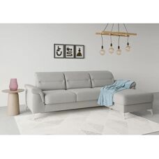 SIT&MORE Sinatra L-Form Microfaser Paris Sofa - Sofa