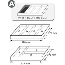 TOPTUL GCAT0701W Verktygsinsats - Verktygsvagn