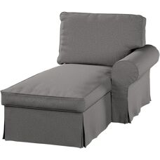 IKEA - Ektorp - Szary - Right chaise - Pokrowiec na sofę