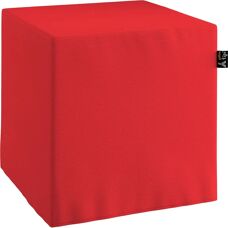 Gelber Tipi Nano Pouf Würfel - Rot, 40x40x40 cm - Hocker