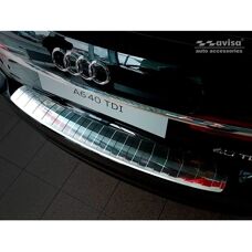 Nerezová ochrana zadního nárazníku pro Audi A6 Avant