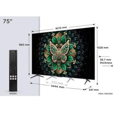 TCL 75 C6K 75" 4K Ultra HD Smart TV - Smart TV