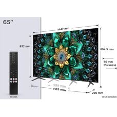 TCL Q6C 65-Zoll 4K Ultra HD Smart TV - QLED Mini LED