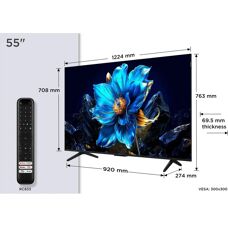 TCL 55P79K TV 55 pouces 4K Ultra HD Intelligent - Téléviseur - Publicité