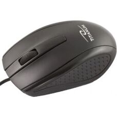 Titanum TM110K Maus Beidhändig USB Optisch - Maus, Schwarz