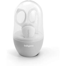 Set de manichiură BabyOno Take Care - Gri pentru copii