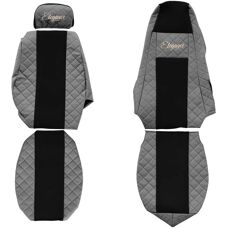 F-CORE FX03 GRAY Funda de asiento - Cuero sintético